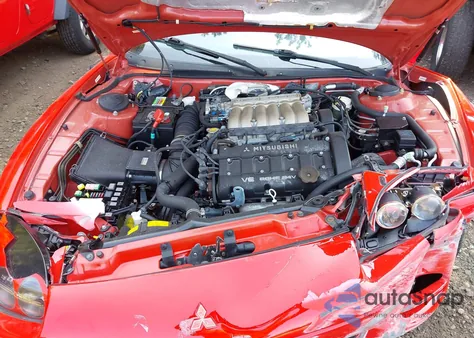 1995 Mitsubishi 3000 Gt Spyder Sl from USA, damaged, VIN JA3AV65J8SY817634